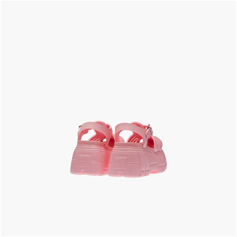 miu miu sandals platform|Pink Eva Platform Sandals .